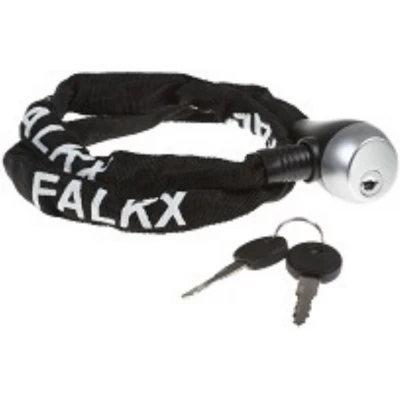 Afbeelding van Falkx Kettingslot 80CM Zwart Nylon Hoes