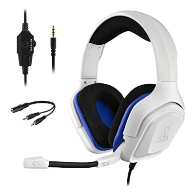 Afbeelding van Hoofdtelefoon met microfoon The G Lab KORP COBALT W Wit Wireless