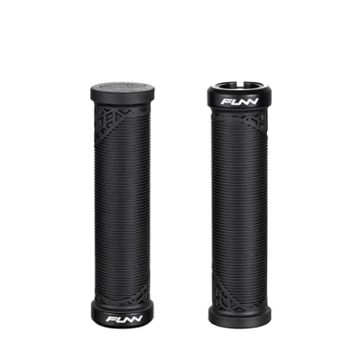 Afbeelding van Funn Hilt JR Mountainbike Handvatten met Enkelvoudige Klemsluiting, Fietsstuurvergrendelingshandvatten een binnendiameter van 19 mm (Zwart)