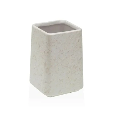 Afbeelding van Tandenborstelhouder Versa Wit Keramisch Plastic 7 x 10 cm