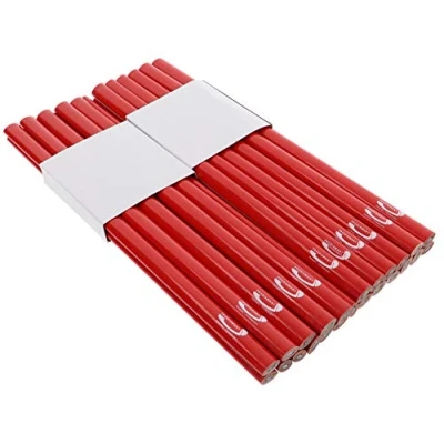 Afbeelding van PRODIAMANT Timmermanspotlod, ovaal, 250 mm lang, het perfecte potlood voor industrie en handwerk (24 stuks)