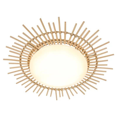 Afbeelding van Anne Light &amp; home plafondlamp Aura 1 lichts 50x6 cm wit