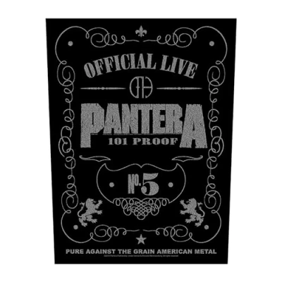 Afbeelding van Pantera 101 Proof Rugpatch Zwart