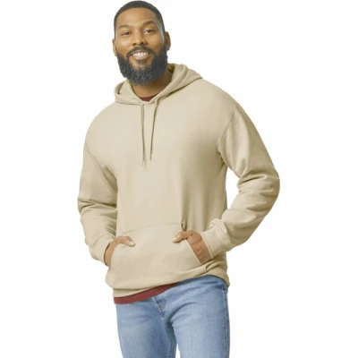 Afbeelding van Gildan Sweater met capuchon Midweight Softstyle GISF500 Sand 4XL