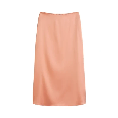 Afbeelding van Marc O&#039;Polo Ausgestellter AUS Stretch Alijn rok, Dames, Maat: 32, Mellow peach