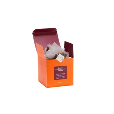 Afbeelding van Dammann Frères Rooibos Citrus 25 Cristal zakjes met citroen Composteerbare theezakjes