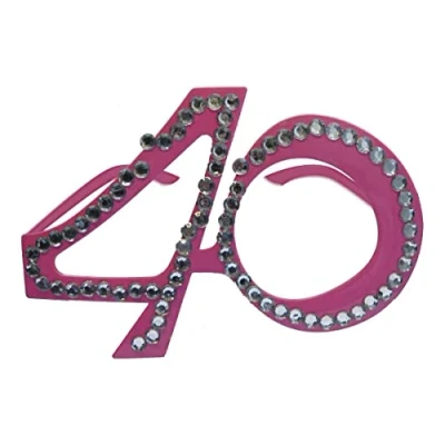 Afbeelding van Folat Feestbril 40 Jaar Roze