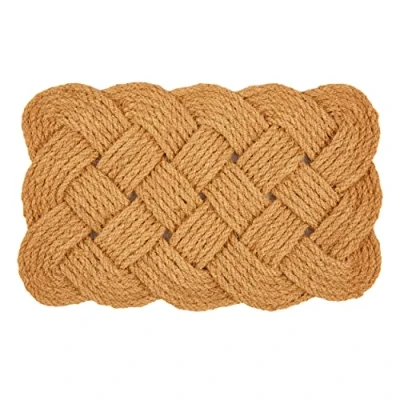 Afbeelding van deurmat binnen puur natuur kokosmat recyclebaar duurzame 45x75 cm easy care vuilvangmat naturel