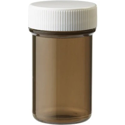 Afbeelding van Blockland Plastobel tabletflacon Bruin Gedopt 20ml, 138 stuks