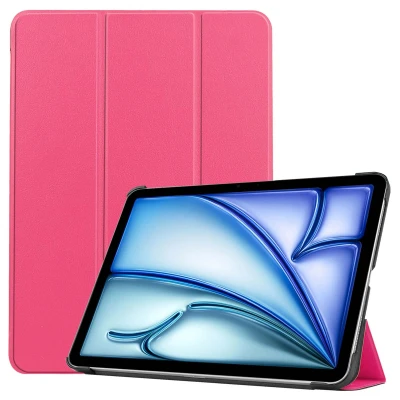 Afbeelding van Apple iPad Air 5 (2022) Hoes: imoshion Trifold Bookcase Dusty Rose Kunstleder Tablet Hoezen