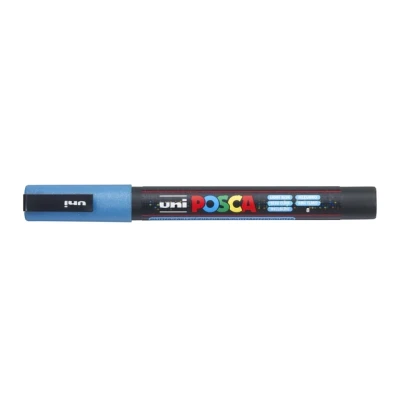Afbeelding van Posca paintmarker PC 3M glitter lichtblauw