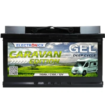 Afbeelding van Electronicx caravan Edition Zonneaccu, 12 V, 110 Ah, gel accu voor