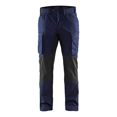 Afbeelding van Blaklader Service werkbroek met stretch 1459 1845 Marineblauw/Zwart C50