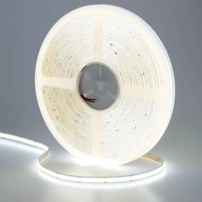 Afbeelding van GOMING 24V 15M COB LED striplicht Koel Wit 6000K 384LED/M CRI 93+ 11000lm Uniforme Emissie Flexibel IP20 Niet Waterdicht bandlichten voor DIY Slaapkamer Keuken Home Decor(Geen Voeding)