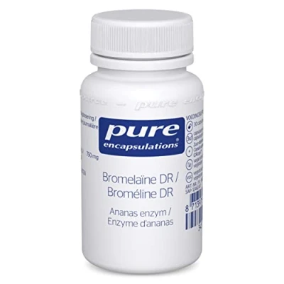 Afbeelding van Pure Encapsulations Bromelaïne DR Plantaardige Enzymcombinatie voor Gerichte Voedingsondersteuning 30 Capsules