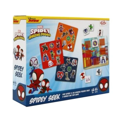 Afbeelding van Shuffle Spidey &amp; Amazing Friends Seek, Bordspel, Matchen, 3 jaar, Familiespel
