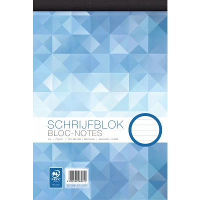 Afbeelding van Work schrijfblok, ft A4, 70 g/m², 100 vel, gelijnd 5 stuks