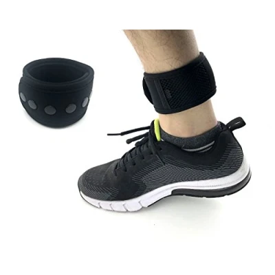 Afbeelding van CAREOR Verstelbare arm en enkelband Polsband met gesp gaaszakje voor Garmin &amp; ONE/Flex 2/ALTA/ALTA HR Fitness Tracker (zwart 11 13 inch)