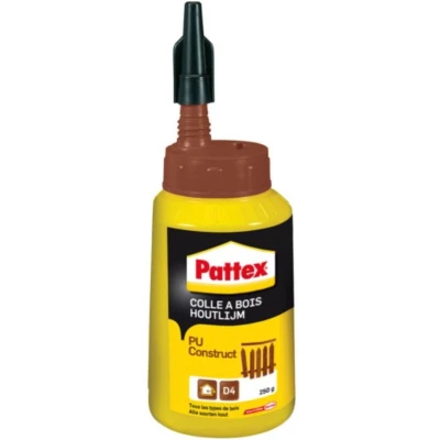 Afbeelding van Pattex Constructielijm PU Construct Houtlijm 250 gram