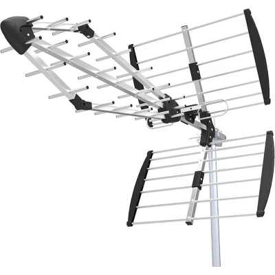 Afbeelding van Nedis Buitenantenne UHF Ontvangstbereik: ≥50 km LTE700 Versterking: 13.5 dB 75 Ohm Antenne lengte: 1085 mm ABS / Aluminium