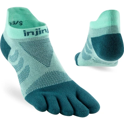 Afbeelding van Injinji Women&#039;s Ultra Run No Show Smaragd groen 40 45 Teensokken