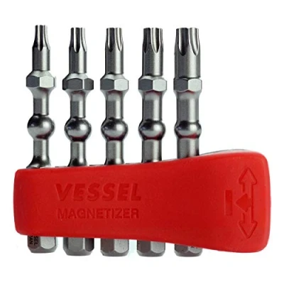 Afbeelding van VESSEL Impact Ball Bitset Torx T10, T15, T20, T25, T30 50 mm, 5 delige set