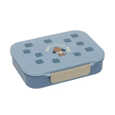 Afbeelding van Lassig Bento lunchbox Pattern Party Blue/green Blauw