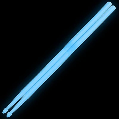 Afbeelding van OriGlam 5A lichtgevende drumsticks, heldere gloed in the dark oplichtende drumsticks (blauw)