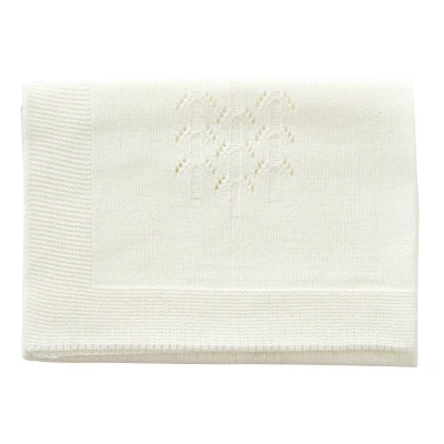 Afbeelding van Byastrup gebreide poppendeken creme 60cm