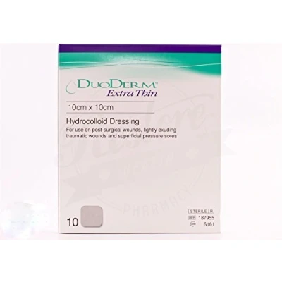 Afbeelding van DuoDerm Extra Dunne Hydrocolloïde Dressing 10cm x door ConvaTec