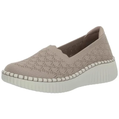 Afbeelding van Skechers Wilshire Blvd dames instappers beige Maat 41 Uitneembare zool