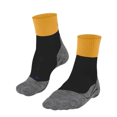 Afbeelding van FALKE Heren Wandelsokken TK2 Explore Cool Short M Sso lyocell functioneel materiaal anti blaar dik 1 paar, Zwart Black 3001, 46 48