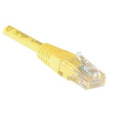 Afbeelding van Patchkabel RJ45 Rechte kabel Cat5E Niet afgeschermd UTP CUC Geel