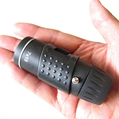 Afbeelding van LU2000 Pocket 7x18 Monoculair met Verstelbare Focus Handheld Kleine Tiny Telescoop Monokijkers, Waterdicht, Draagbare Spotting Scopes voor Wandelen Camping Reizen