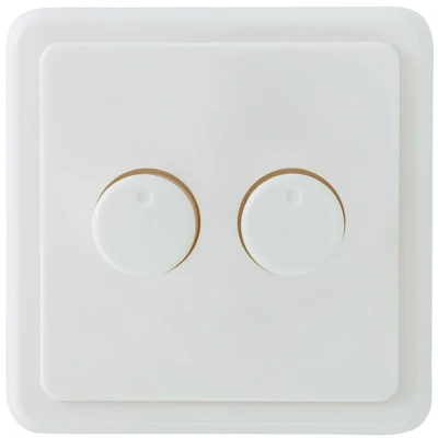 Afbeelding van DUO Dimmer Afdekplaat PEHA Wit