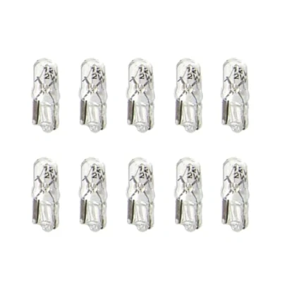 Afbeelding van 10 stuks 12V halogeenlamp, vervangende lampen voor auto&#039;s en motorfietsen (T5 W2W 2W)