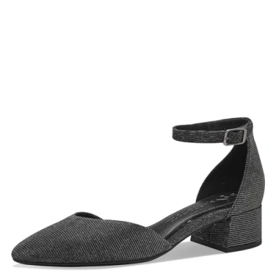 Afbeelding van MARCO TOZZI Loafers by Guido Maria Kretschmer 2 24304 42 dames, Black Metallic, 40 EU