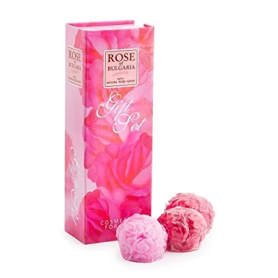 Afbeelding van Biofresh ROSeSENSE rose of Bulgaria 2 glycerine handzepen (elk 45 gr) en essence de parfum 2.1 ml