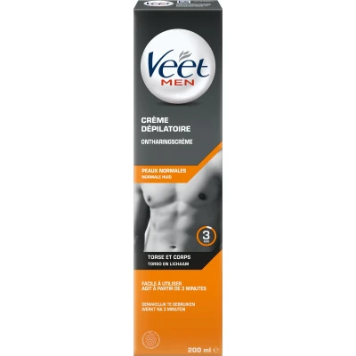 Afbeelding van Veet Ontharingscreme Man Normale Huid 3x200 ml