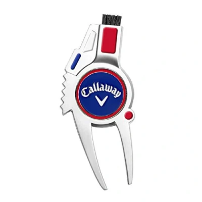 Afbeelding van Callaway 4 in 1 Divot Tool Rood, Wit &amp; Blauw