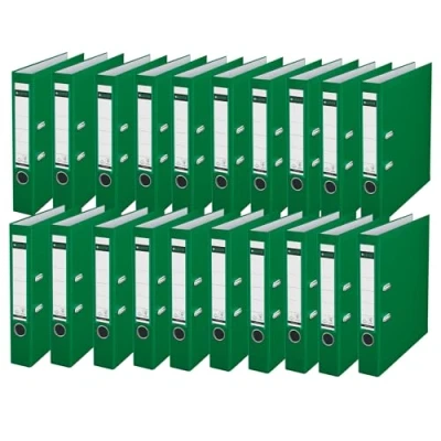 Afbeelding van Leitz Plastic Ordner 20 stuks A4 50mm Groen
