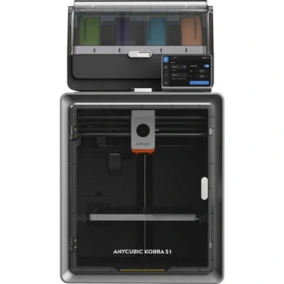 Afbeelding van Anycubic Kobra S1 Combo 3D printer, tot 8 kleuren printen, Ace Pro Color Engine, 600 mm/s ultrasnelle snelheid, automatisch nivelleren, 320C hotend, 44 dB ultrastil, CoreXY constructie, 250*250*250 mm