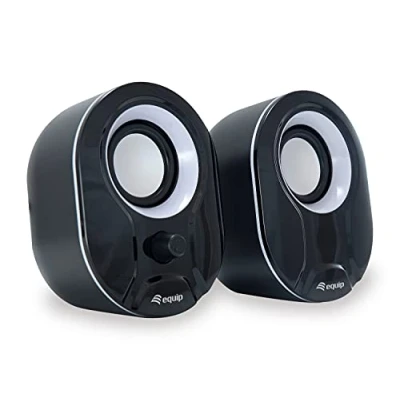 Afbeelding van equip Stereo 2.0 Speaker f. Notebook u. PC, zwart/wei