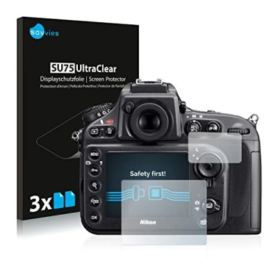 Afbeelding van Savvies (6 Stuks) Schermbeschermer voor Nikon D800 Screen Protector Ultra Transparant
