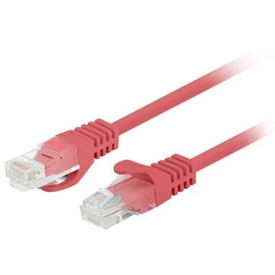Afbeelding van Lanberg Patchkoord Cat.6 Ftp 1m Czerwony Fluke Doorgegeven 10 Pack (F/UTP, CAT6, 1 m), Netwerkkabel