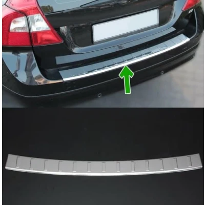 Afbeelding van bumperbescherming achter voor V70 III 2007 2013 roestvrij staal chroom