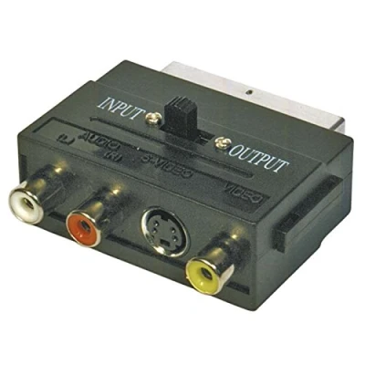 Afbeelding van Emos Verkleining SCART naar 3x CINCH + SVHS adapter (Antennekabel), Antennekabel