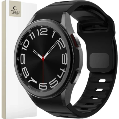 Afbeelding van TECH PROTECT SILICONEN LIJN SAMSUNG GALAXY WATCH 4 / 5 PRO 6 7 FE ZWART