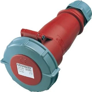 Afbeelding van Koppelcontactstop 32a 5p 6h 400v hw vn ip67 am top 21366