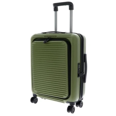 Afbeelding van MANDARINA DUCK Tank Case Cabin Trolley With Front Pocket Optical White Wit 53cm